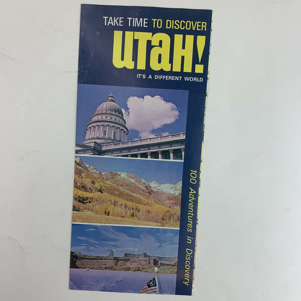 Take Time to Discover Utah Travel Memorabilia Brochure