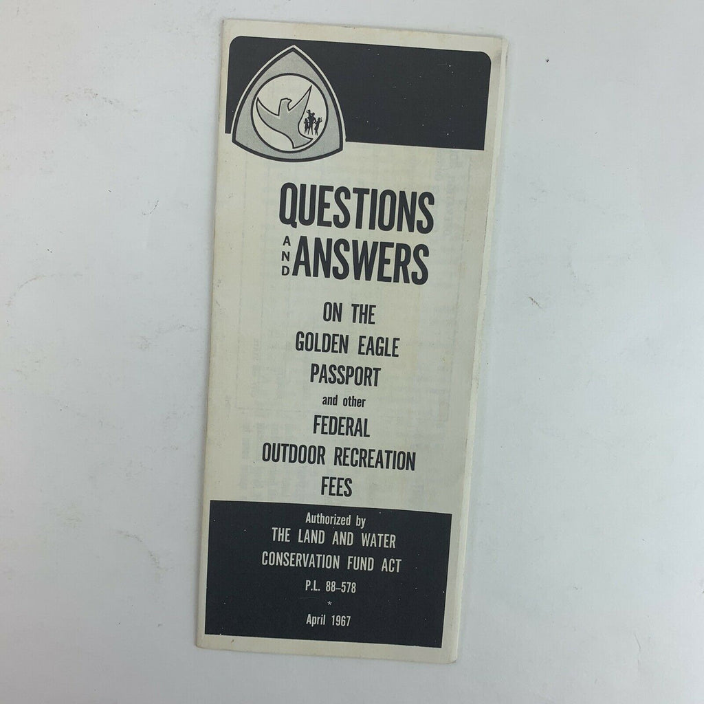 1967 Questions and Answers on the Golden Eagle Passport Outdoor Recreation Fees
