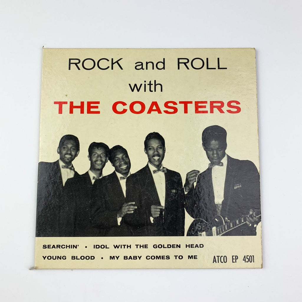 Vinyl Music Record Rock and Roll with THE COASTERS Records 45rpm ATCO EP-4501