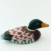 Miniature Mini Wooden Duck Decoy Bird Ornament Figurine
