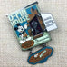 Disneyland Haunted Mansion Signed O-Pin House Dangle Hinged Door 2 Pin Set