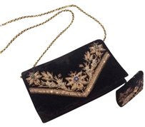 Vintage Beaded Cross Body Shoulder Clutch Bag