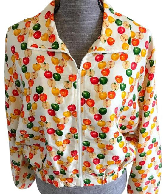 Vintage Doncaster Pop Art Apple Windbreaker Jacket